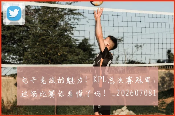 电子竞技的魅力!KPL总决赛冠军,这场比赛你看懂了吗!_20260708192700